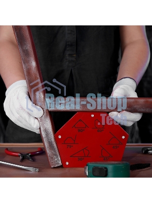 Магнитный угольник-держатель для сварки Rexant на 6 углов усилие 34кг