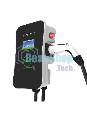 Зарядная станция S'OK Green Energy M3W Series Wallbox EV Charger SM3W10732542-7wf, 1-phase,7kw (32a/220v), ocpp 1.6j, rfid, wifi, lan, ip54, кабель 7.5м