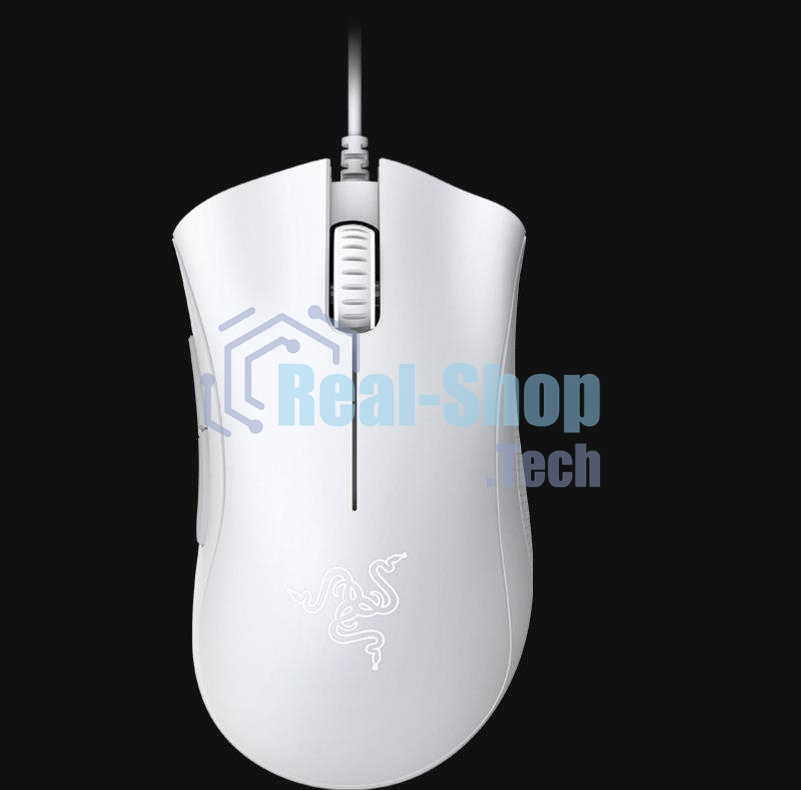 Мышь проводная Razer DeathAdder Essential белый, 6400 dpi, USB, кнопки - 5