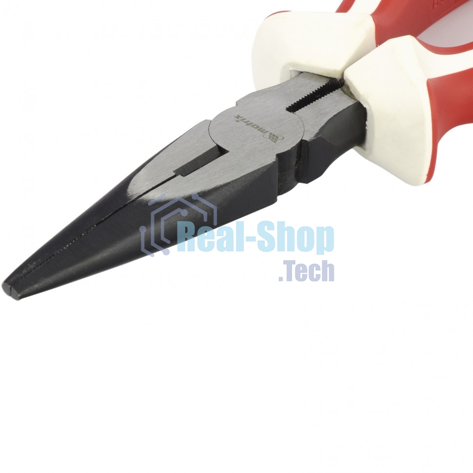 Длинногубцы Matrix Premium, 180 мм, прямые, трехкомпонентные рукоятки