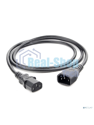 Шнур Power Cube ПВС-АП 3*0,75 C13C14-250-10-1,8, черный, 1,8 м, C13-C14, 3x0.75, 10А,