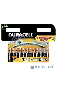 Батарейка Duracell LR03-12BL BASIC AAA (12 шт. в уп-ке)