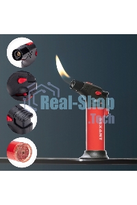 Турбо горелка Rexant GT-11, заправляемая, красная