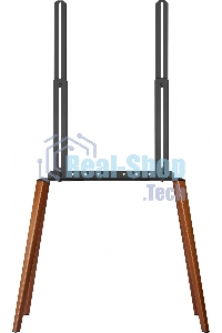 Подставка для телевизора Cactus CS-ST3644BKWN черный/орех 43