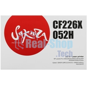 Картридж Sakura CF226X/052H для HP и Canon, черный, 9200 к.