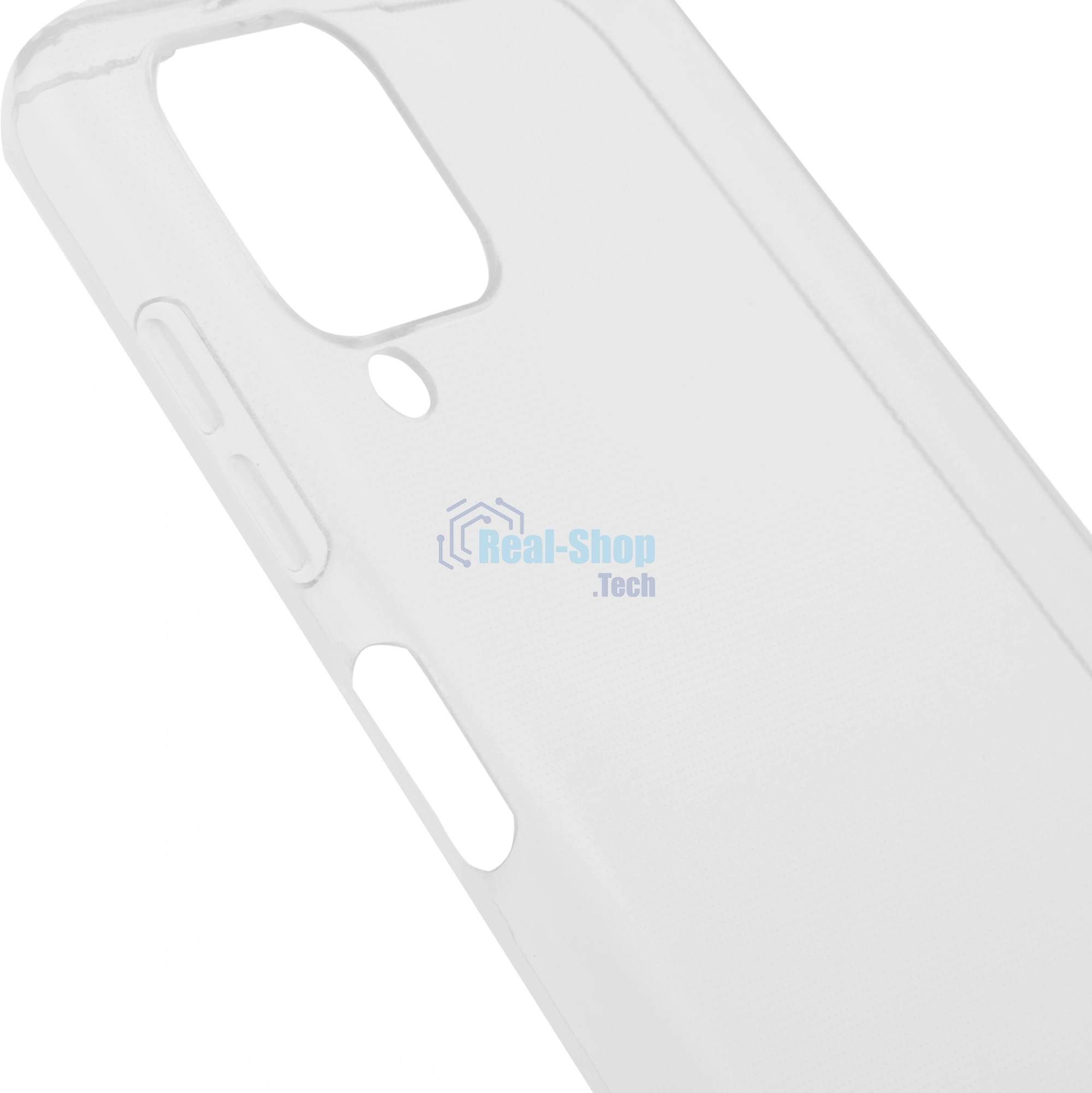Чехол (клип-кейс) BoraSCO Silicone case для Samsung Galaxy A12/M12 прозрачный