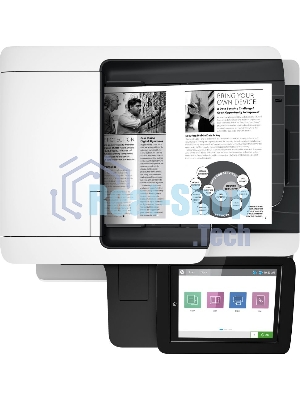 МФУ лазерное HP LaserJet Enterprise M528f (1PV65A), A4, ч/б, печ. до 43 стр/мин., скан. до 43 стр/мин. (ч/б) 38 стр/мин. (цвет), 1200 x 1200 dpi (печать) 600x600dpi (скан.), USB, RJ-45
