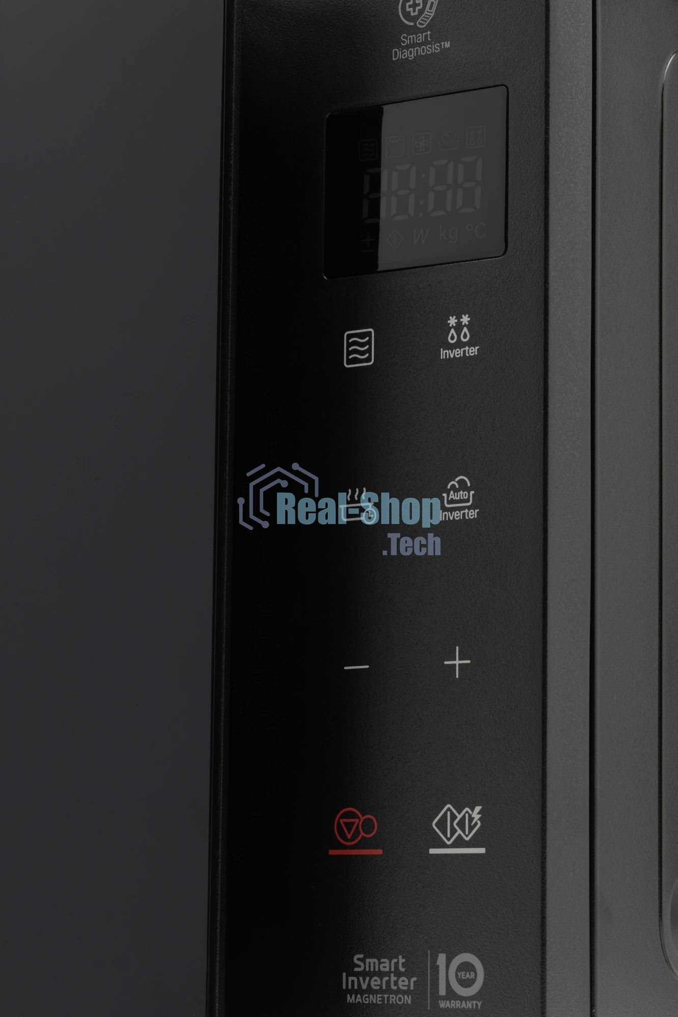 Микроволновая печь LG MW25R35GIS черный, 25 л, 1000 Вт, переключатели - сенсор