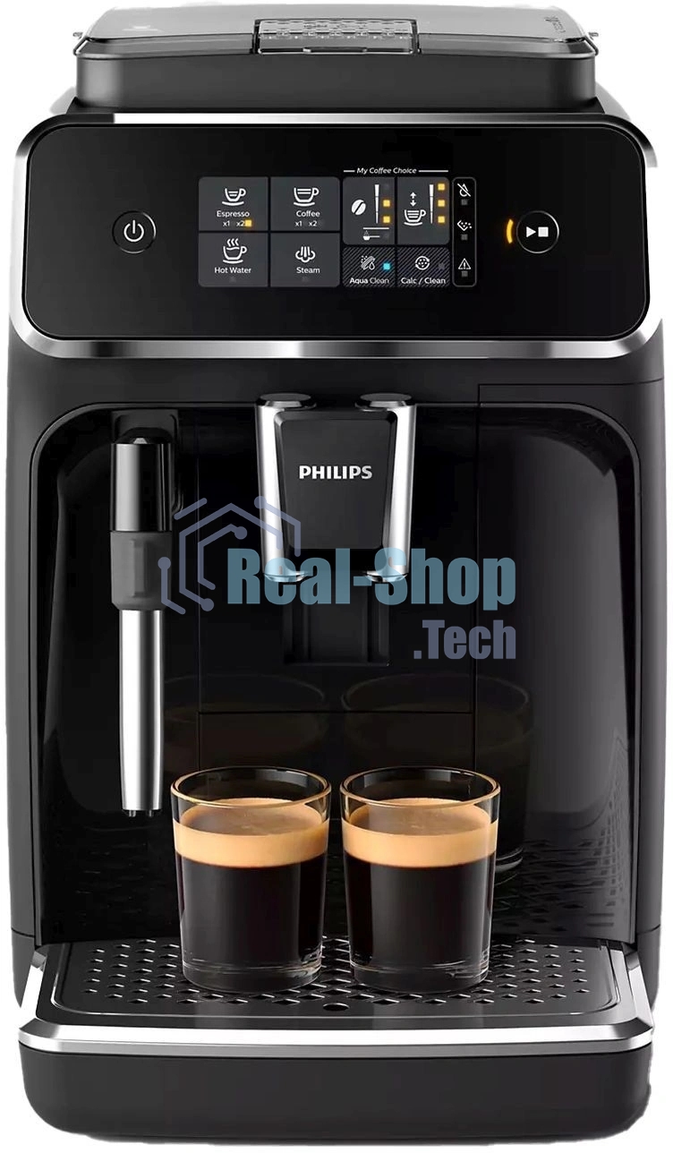 Кофемашина автоматическая Philips EP2224/10 черный, исп. кофе - молотый/зерновой, 1.8 л, 1500 Вт, 15 Бар.