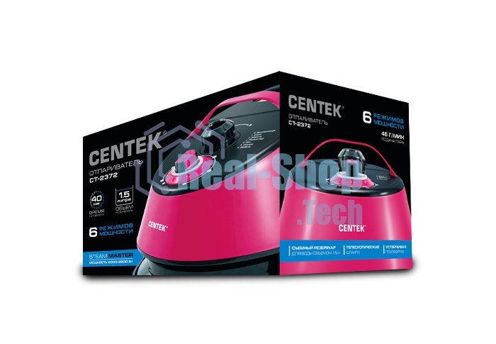 Отпариватель Centek CT-2372 малиновый