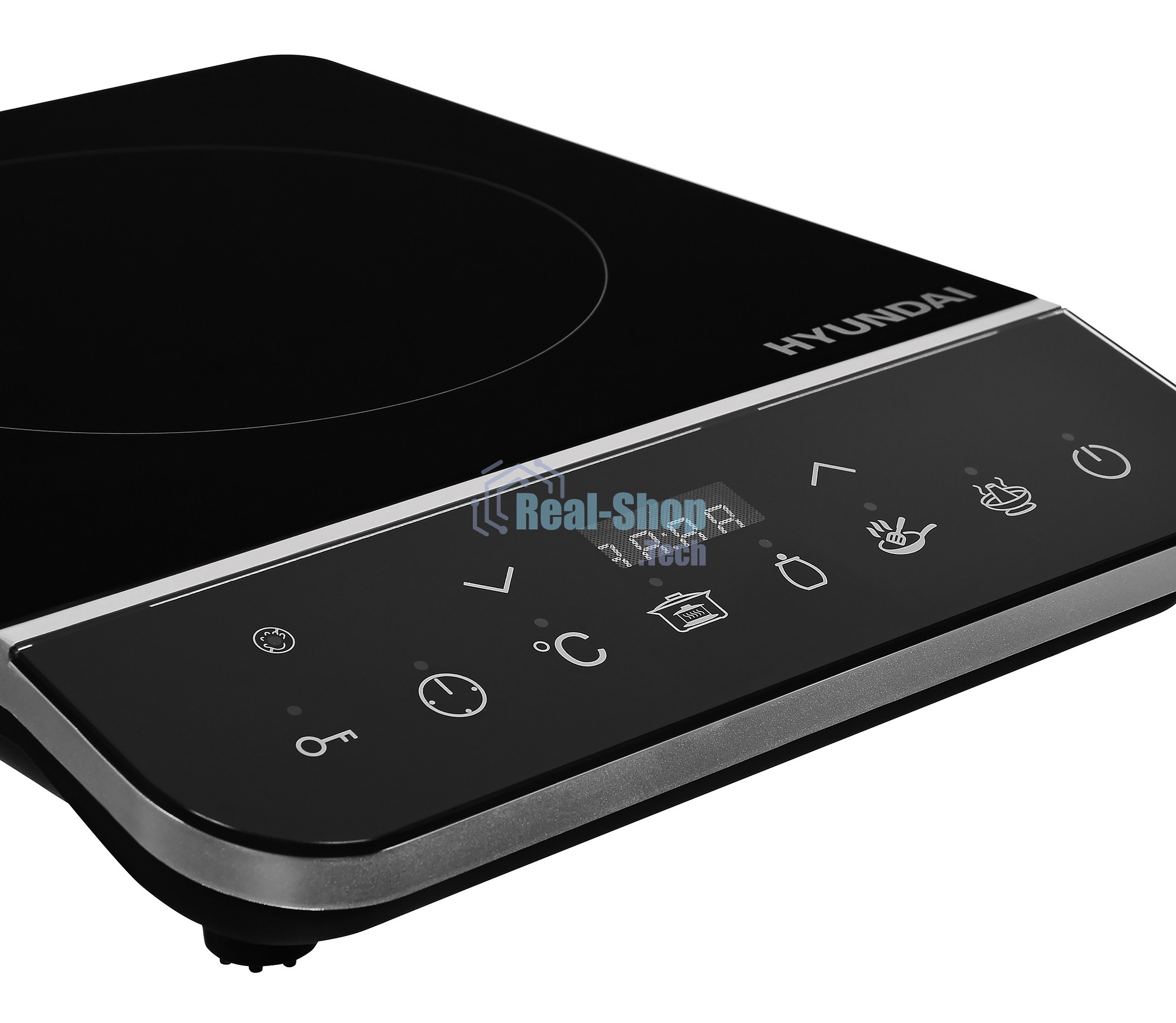Плита настольная электрическая Hyundai HYC-0104 черный стеклокерамика (настольная)