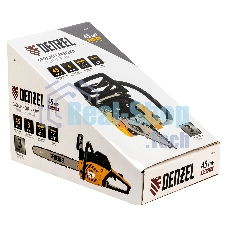 Пила цепная бензиновая Denzel DGS-4516 шина 40 см, 45 см 3, 3,0 л.с., шаг 3/8, паз 1,3 мм, 57 зв