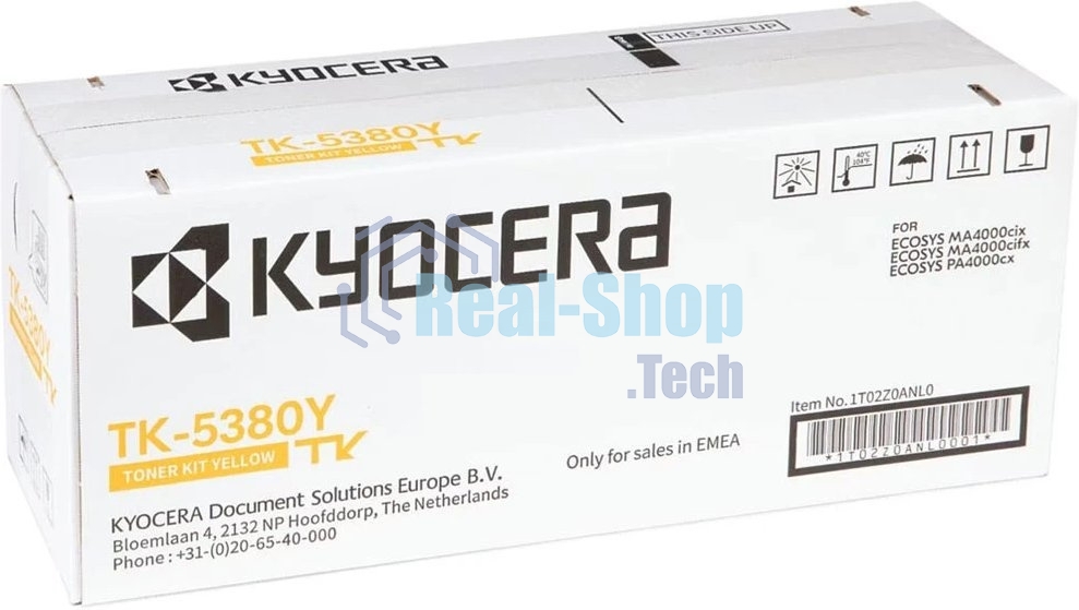 Картридж лазерный Kyocera TK-5380Y 1T02Z0ANL0 желтый (10000 стр.) для Kyocera PA4000cx/MA4000cix/MA4000cifx