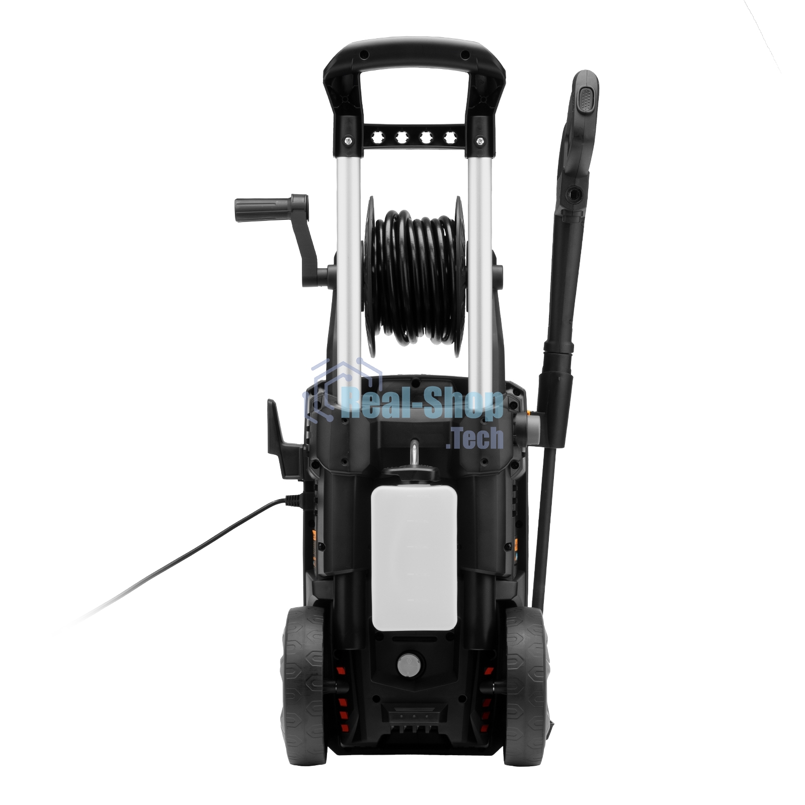 Моечная машина высокого давления Denzel R-180D, 2200 Вт, 180 бар, 380 л/ч, с барабаном