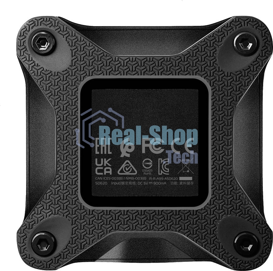 Внешний SSD ADATA SD620, 1TB, USB 3.2 Gen 2 Type-A, R/W 550/480, черный