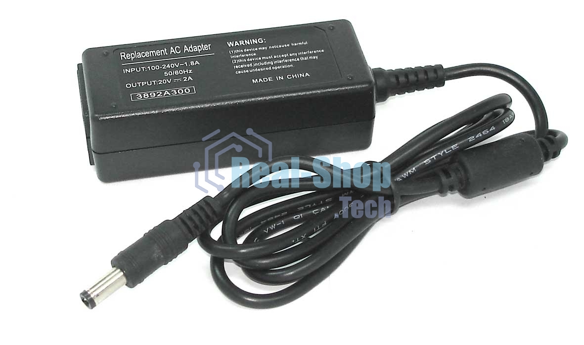 Блок питания (сетевой адаптер) для ноутбуков Delta 20V 2A 5.5x2.5 REPLACEMENT