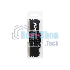 Оперативная память Kingston Fury Beast, DDR5, 32Gb (1x32Gb), 5200MHz, CL40, DIMM, с радиаторами, RGB, черный