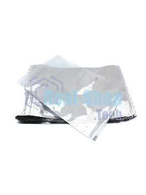 Упаковка 100 шт. антистатических пакетов с зип-локом 23х33см