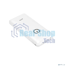 Портативный аккумулятор Powerbank Perfeo ABSOLUTE 10000mah In Micro usb,USB /Out USB,Micro usb,Type-C,Lightning, 2.1А/ белый (PF_B4879)