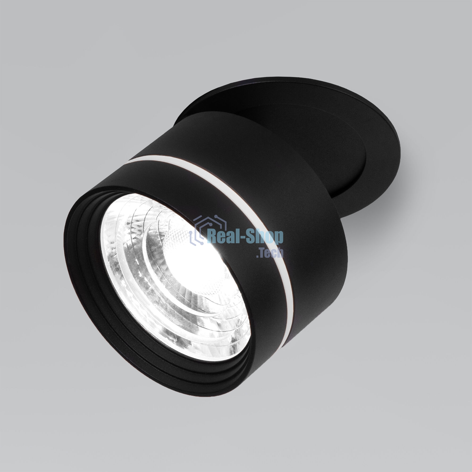 Встраиваемый светодиодный светильник 25035/LED 8W 4200K чёрный