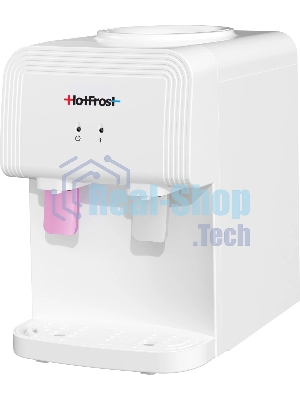 Кулер для воды Hotfrost D70F, верхняя загрузка, нагрев 90 °С, без охлаждения, белый