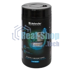 Чистящие салфетки Defender CLN ECO для экранов всех видов: ЭЛТ, ЖК, плазменными панелями/туба/100 шт/Россия