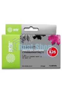 Картридж струйный Cactus CS-CLI426M пурпурный (8,4 мл.) для Canon MG5140/5240/6140/8140/MX884