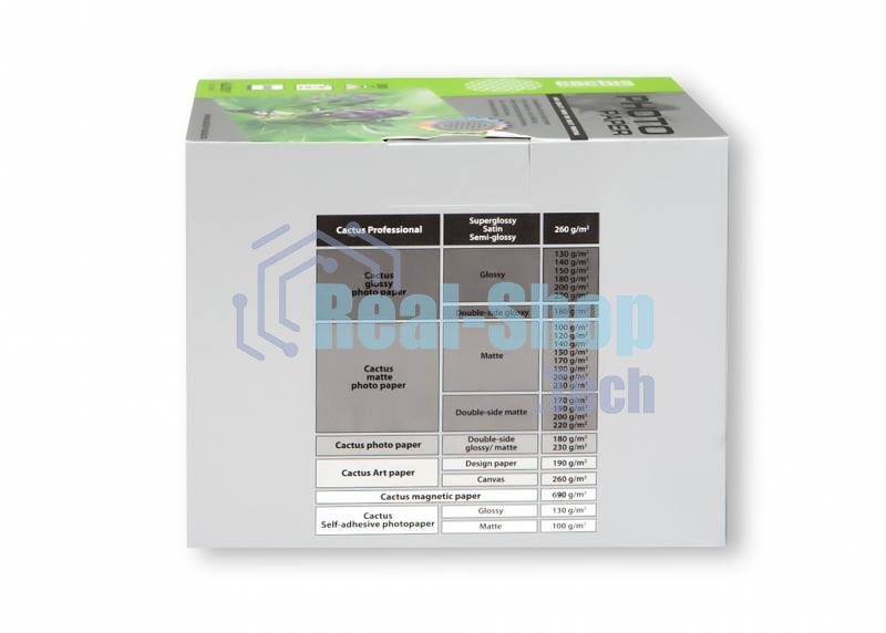 Фотобумага Cactus CS-GA6200500 глянцевая A6 200 г/м2 500 листов.