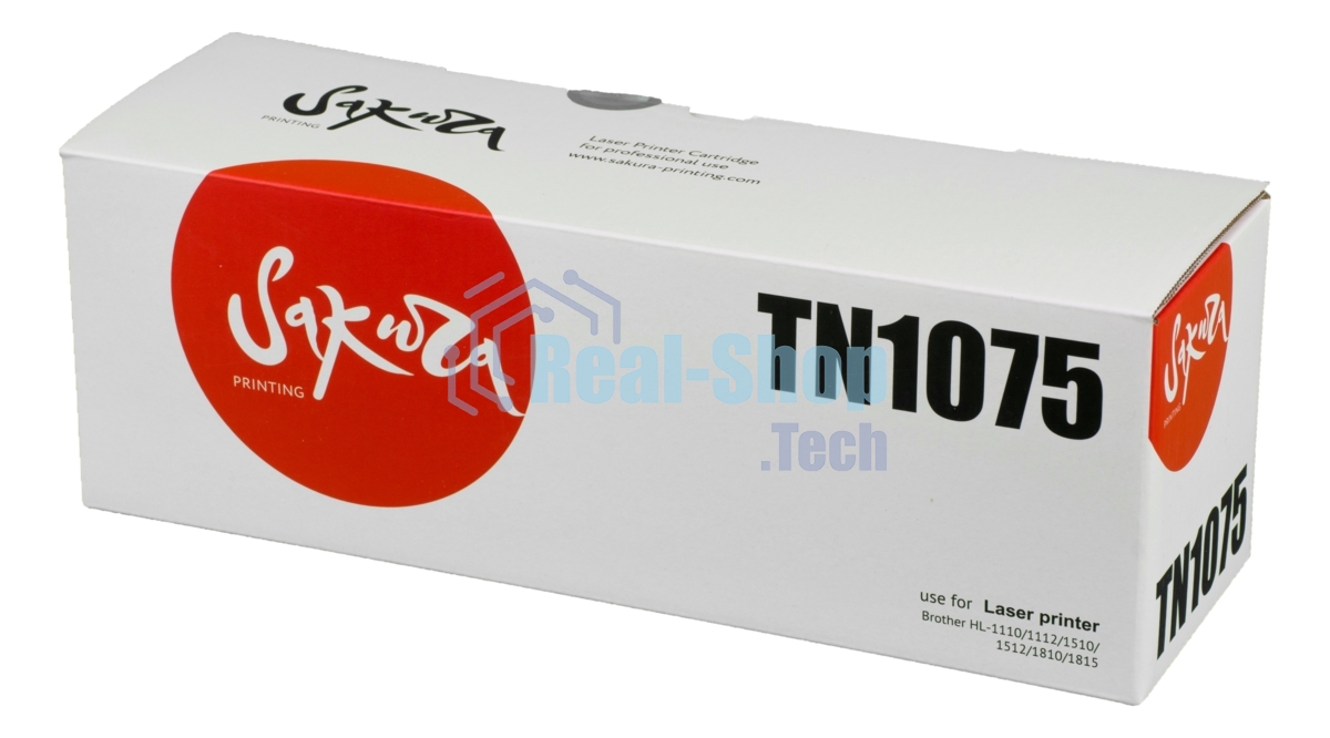 Картридж лазерный Sakura TN1000/1030/1050/1060/1075 для Brother HL-1110/1112/1510/1512/1810/1815, 1500 к.