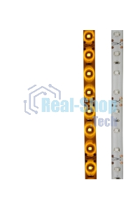 Лента светодиодная силикон, 8 мм, IP65, SMD 2835, 60 LED/m, 12 V, цвет свечения желтый