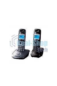 Телефон беспроводной (DECT) Panasonic KX-TG2512RU1 Доп трубка в комплекте, АОН, Caller ID, спикерфон, полифония