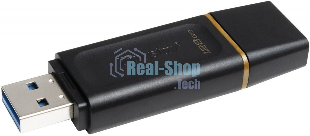 Флешка USB Kingston 128 Gb USB 3.2 Gen1 DataTraveler Exodia (Black + желтый)