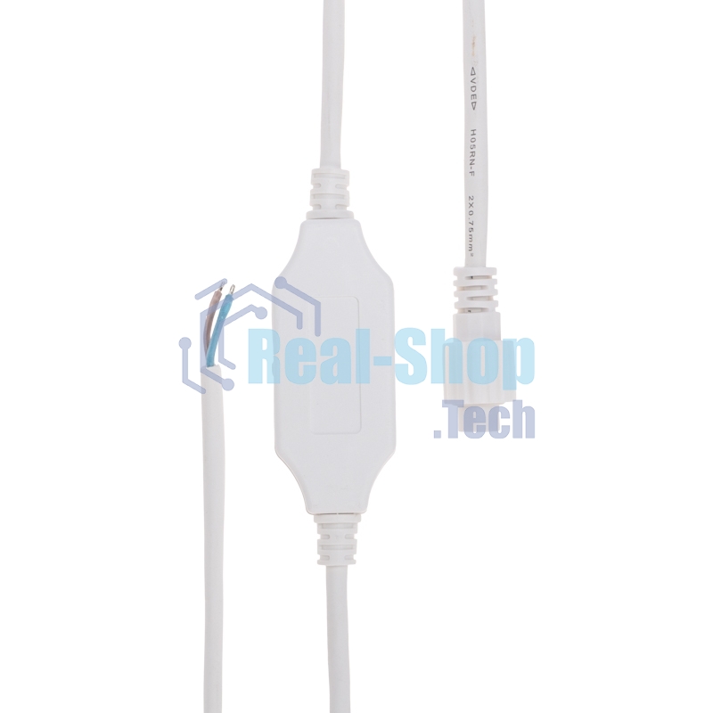 Шнур питания для уличных гирлянд Neon-night (без вилки) 3А, провода белый, IP65