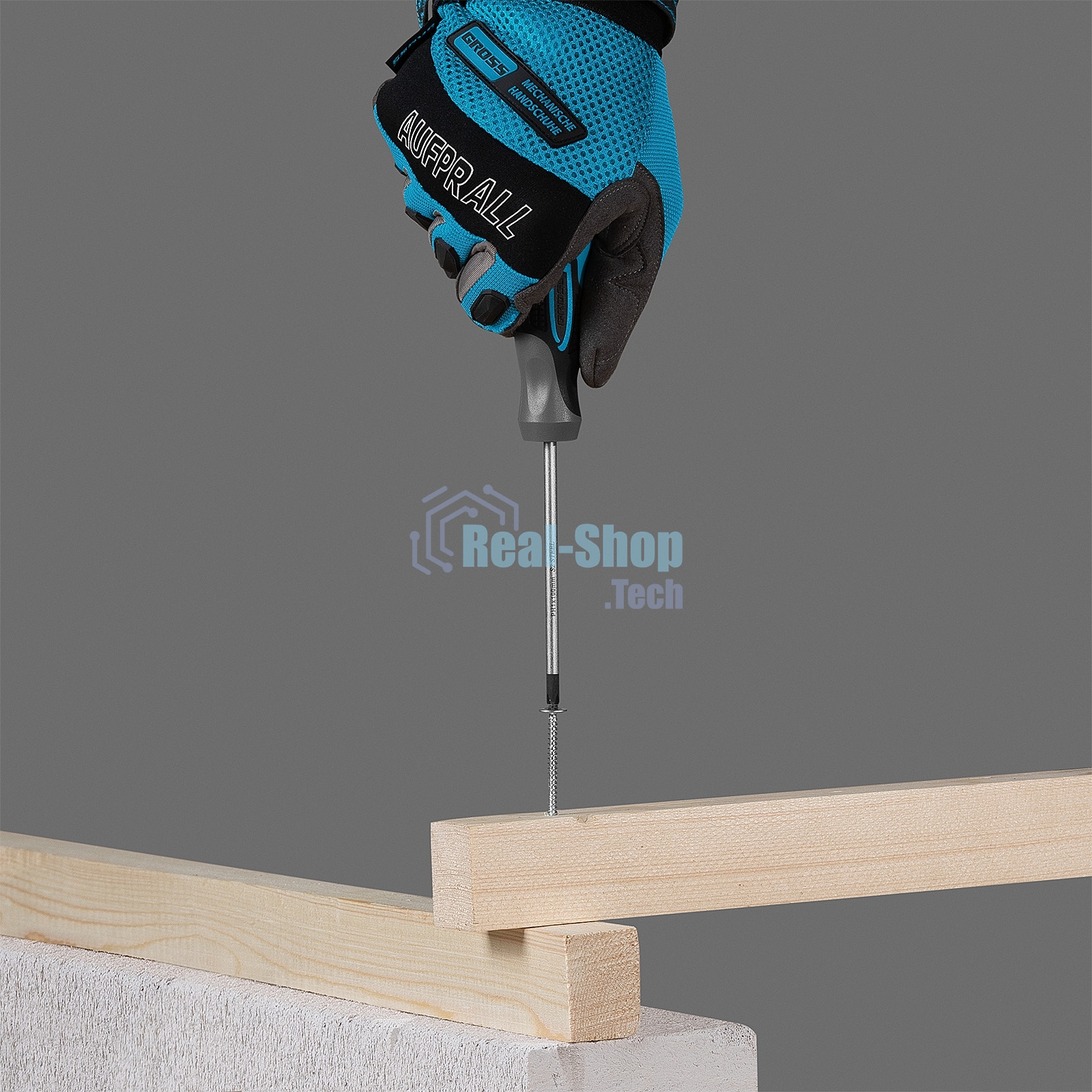 Отвертка Gross PH1 x 100 мм, S2, трехкомпонентная ручка