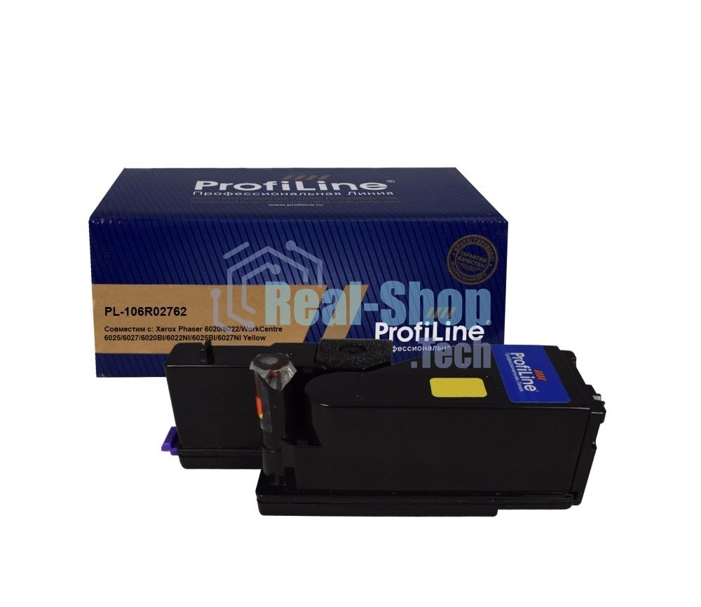 Картридж лазерный ProfiLine PL-106R02762 для принтеров Xerox Phaser 6020/6022/WorkCentre 6025/6027 Yellow 1000 копий