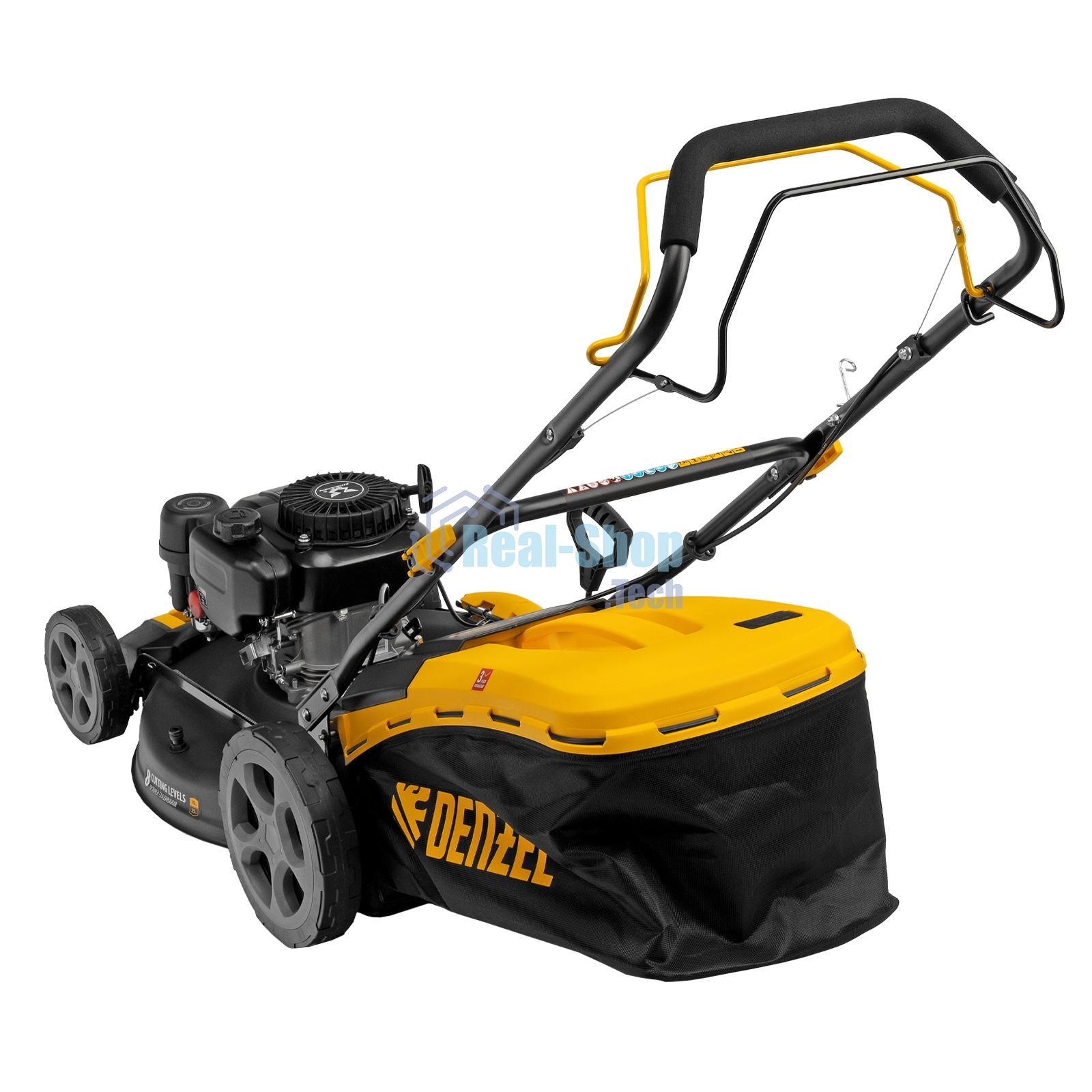 Газонокосилка бензиновая Denzel GLR-510SP-ZS, 171 см3, ширина 51 см, привод, травосборник 65 л