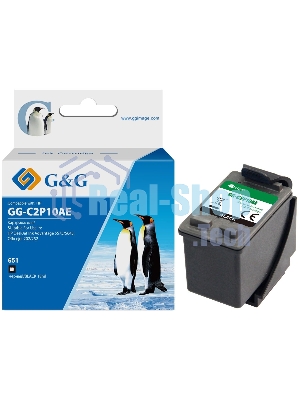 Картридж струйный G&G GG-C2P10AE 651 черный (12мл) для HP DeskJet 5575/5645