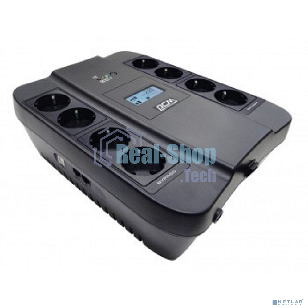 Источник бесперебойного питания Powercom Spider SPD-550U LCD 330Вт 550ВА черный