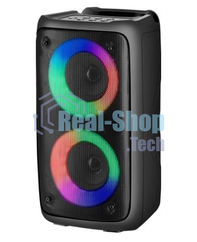 Портативная колонка Defender Boomer 20 20Вт Light/BT/FM/USB/AUX/MIC черный