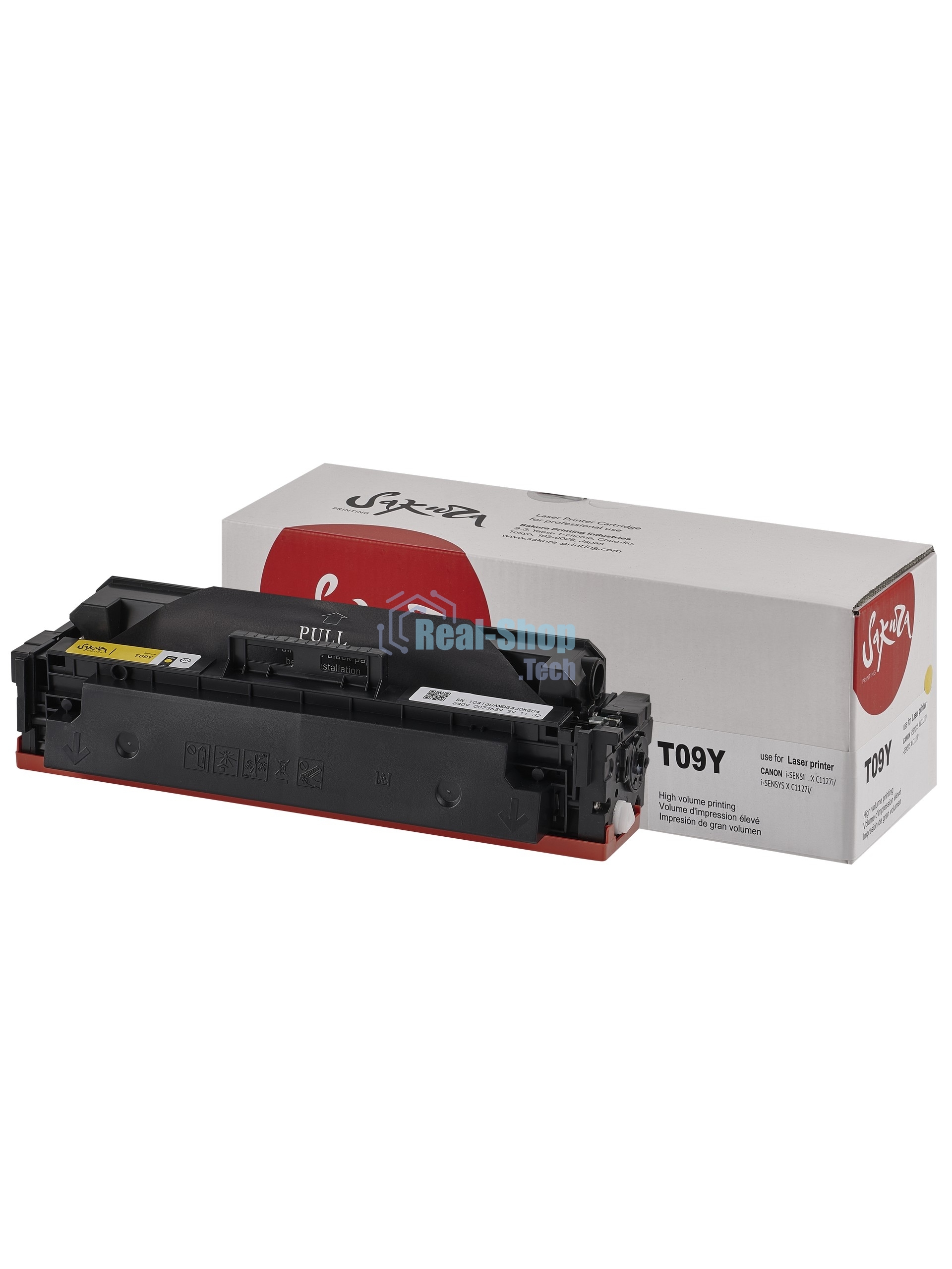 Картридж Sakura T09Y (3017C006) для Canon, желтый, 5900 к.