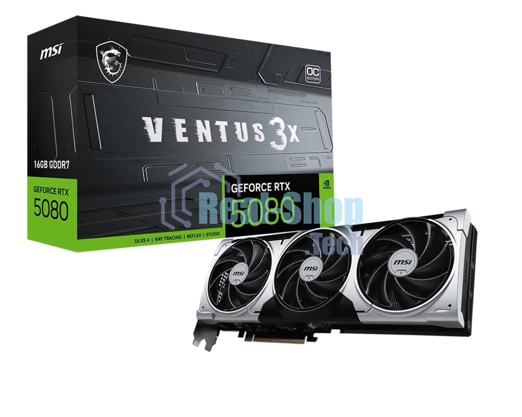 Видеокарта MSI GeForce RTX 5080 16G VENTUS 3X OC