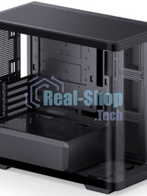 Корпус без блока питания Корпус JONSBO D300 Black MATX без БП, боковая панель из закаленного стекла, mini-ITX, micro-ATX, черный