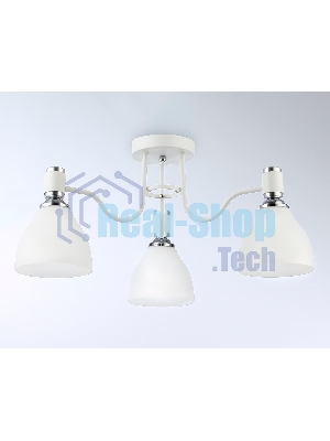 Светильник Ambrella light TR303302/3 WH/CH/FR белый/хром/белый матовый E27*3 max 60W D600*270