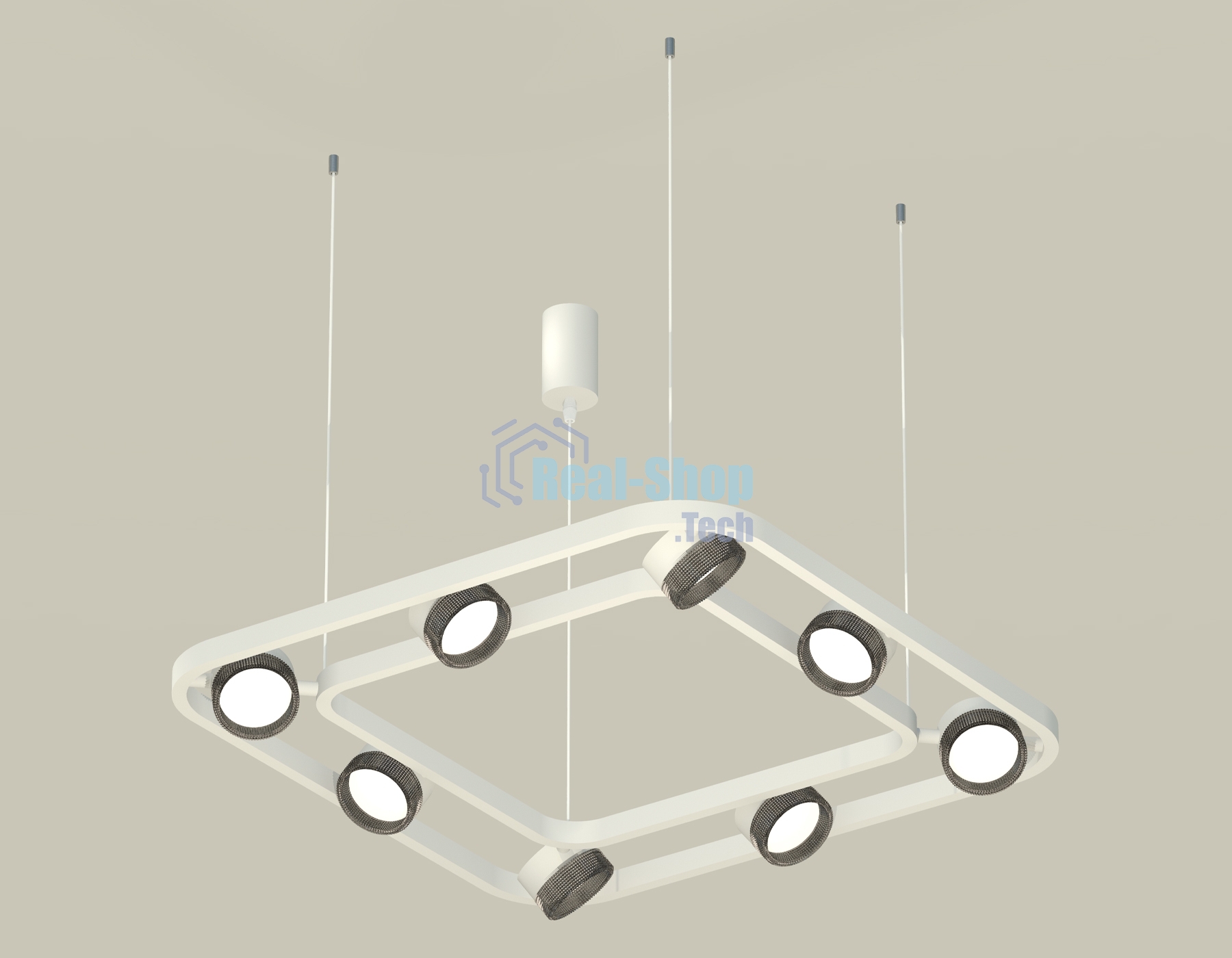 Светильник Ambrella light XB9177200/8 SWH/BK белый песок/тонированный GX53 (C9177, N8484)