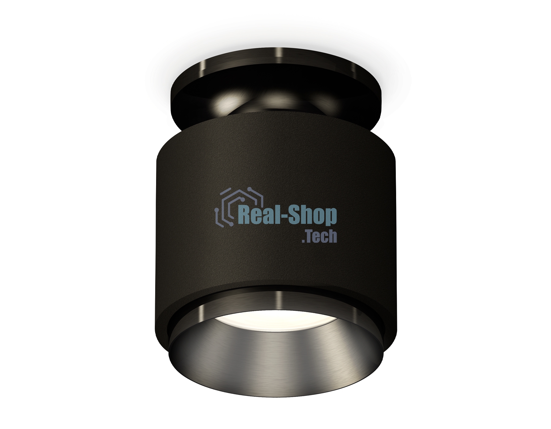 Светильник Ambrella Light XS7511060 SBK/PBK черный песок/черный полированный MR16 GU5.3 (N7926, C7511, N7031)