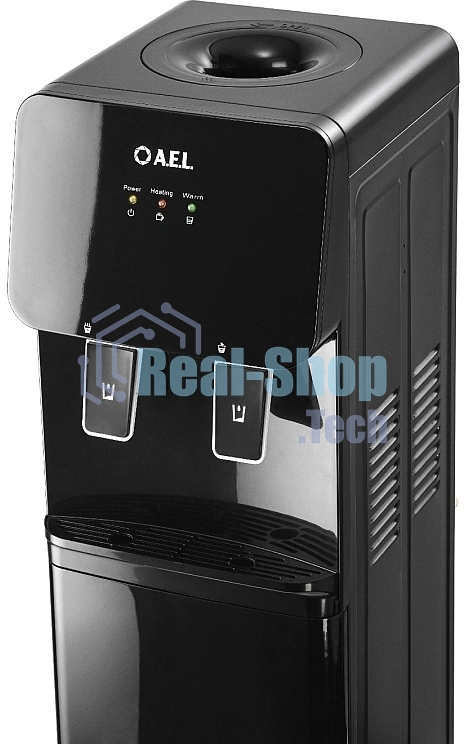 Кулер для воды AEL LD-85c full, верхняя загрузка, нагрев 95 °С, охлаждение 8 °С, черный