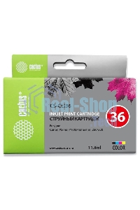 Картридж струйный Cactus CS-CLI36 цветной (11.8 мл.) для Canon Pixma iP 100/MiNi 260