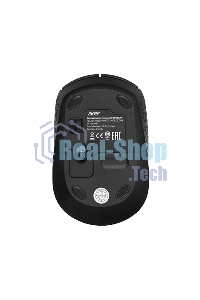 Мышь беспроводная Acer OMR020 черный, 1200 dpi, радиоканал, USB, кнопки - 3
