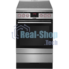 Плита электрическая Hansa FCCX58225 серебристый, конфорок 4 шт, духовка 65 л, 50 см x 85 см x 60 см