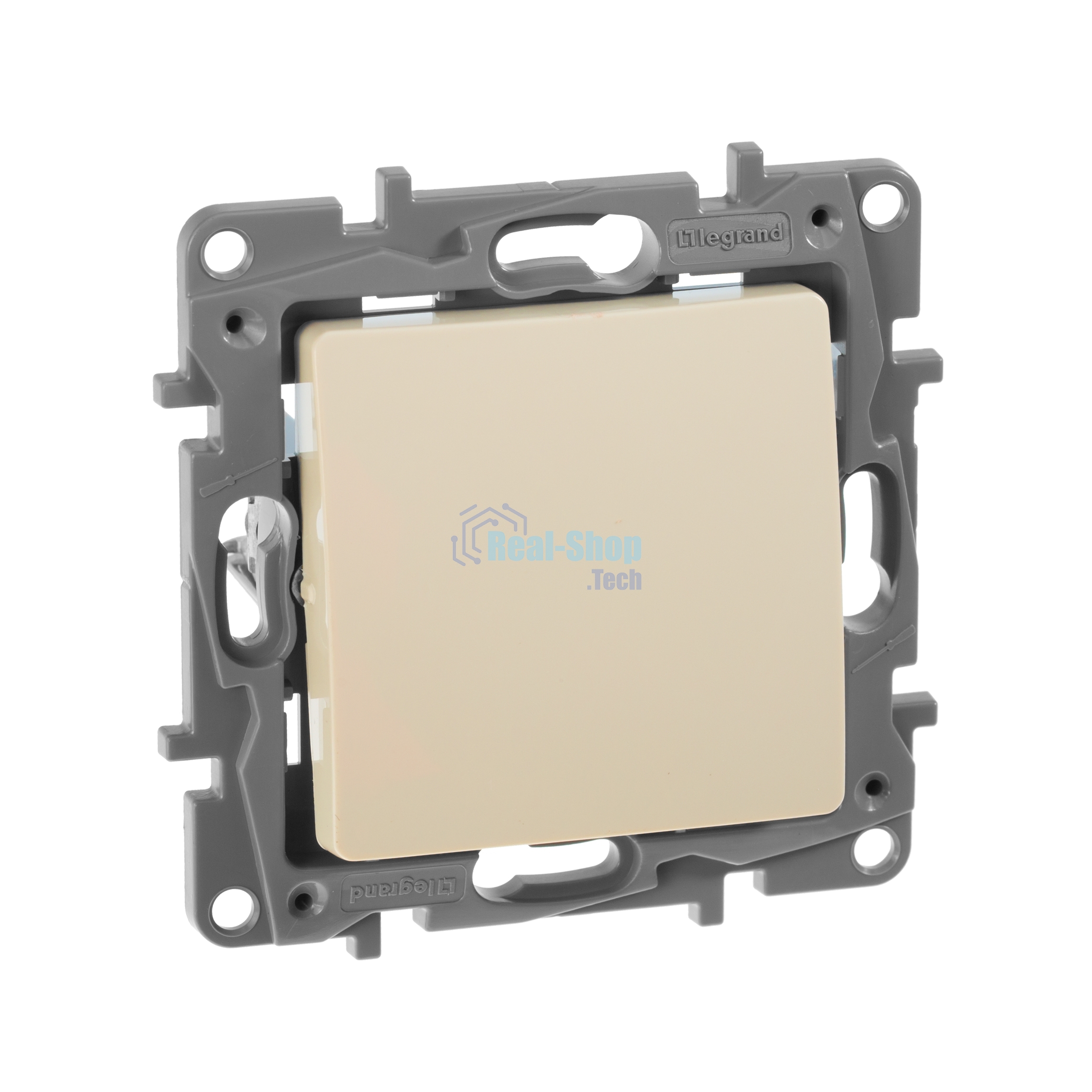 Переключатель 10А на винтах, сл. кость ETIKA 